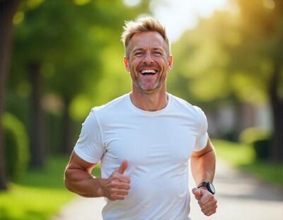 Мужчина чувствует себя хорошо без алкоголя