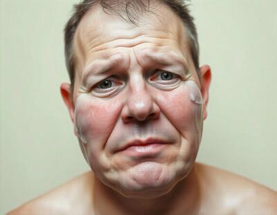 У мужчины отеки после алкоголя